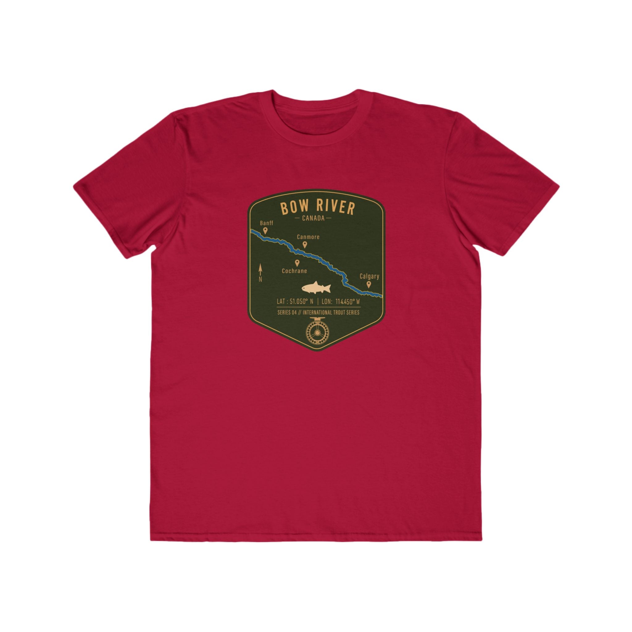Global Series - Bow River Canada Patch Tee | Trout Fly Rod Angler Shirt