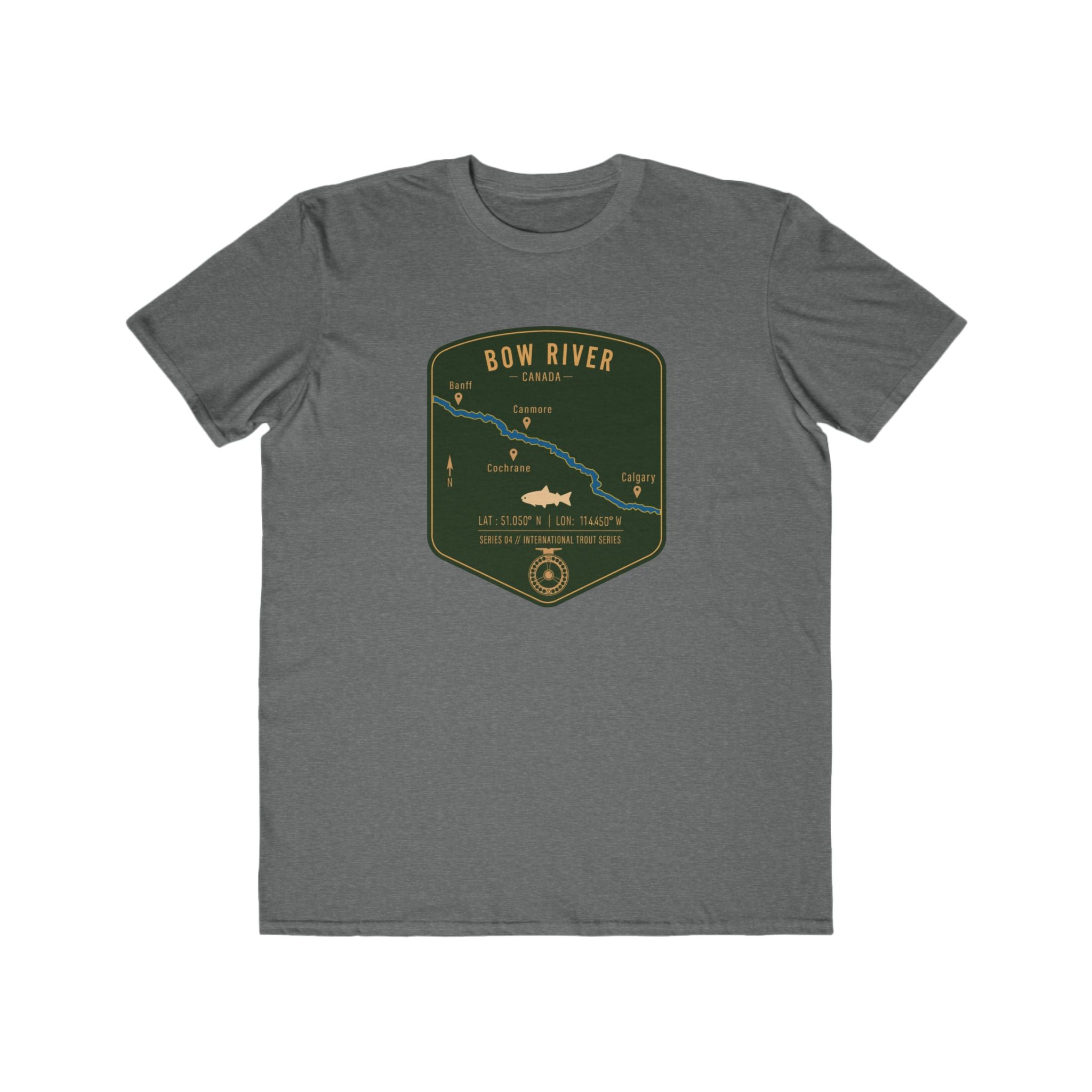 Global Series - Bow River Canada Patch Tee | Trout Fly Rod Angler Shirt